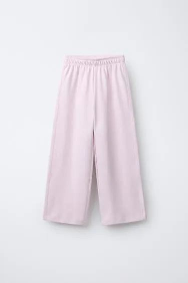 Брюки WIDE LEG из ткани интерлок