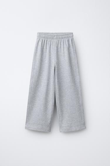 Zara Брюки WIDE LEG из интерлока купить с доставкой.