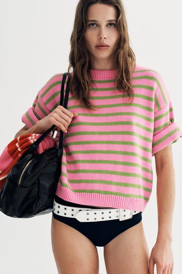 Zara Свитер в полоску