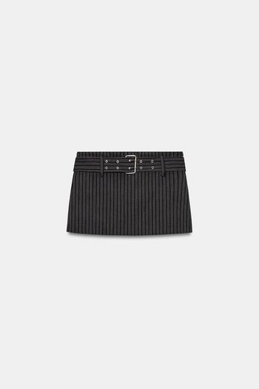 Zara Юбка-шорты с ремнем купить с доставкой.