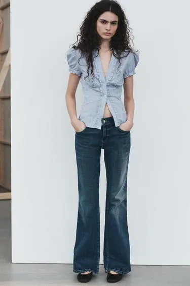 Джинсы TRF BOOTCUT с низкой посадкой- Заказать в России