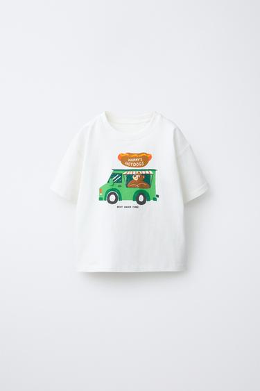 Zara Футболка с принтом