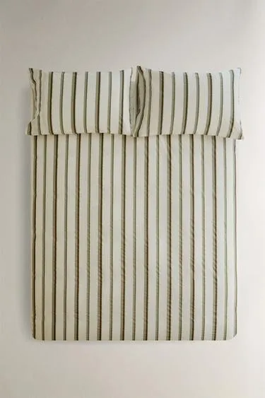 Полосатое покрывало из перкаля (300 нитей)- Заказать в России