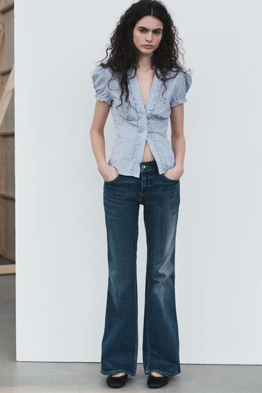 Zara Джинсы TRF BOOTCUT с низкой посадкой купить с доставкой.