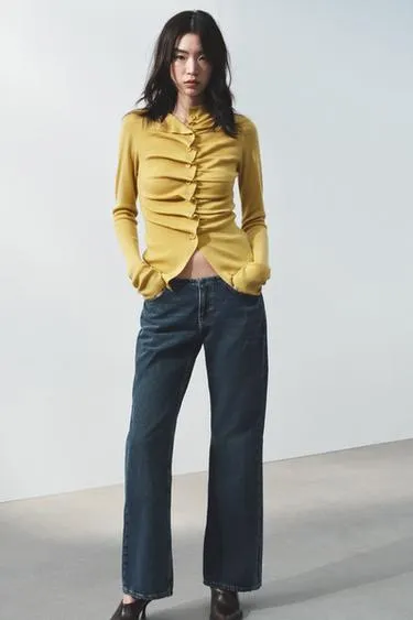 Драпированный кардиган- Заказать в России