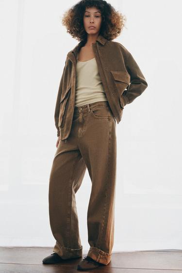 Zara Куртка из замши коллекции ZW LIMITED EDITION