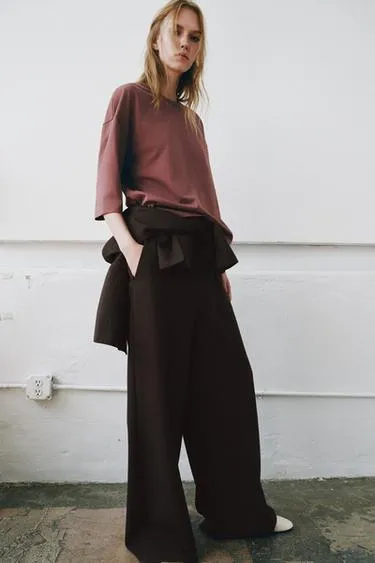 Футболка в стиле рустик с короткими рукавами