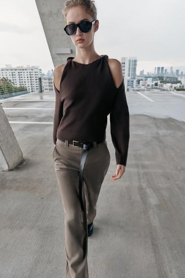 Zara Свитер с вырезами