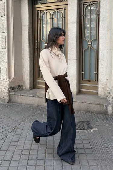 Толстовка из интерлока с эффектом потертости- Заказать в России