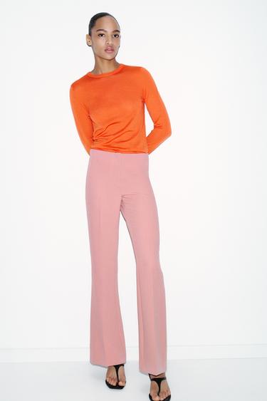 Zara Брюки клёш с боковыми швами