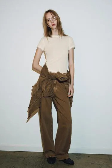 Комбинированная футболка из тюля- Заказать в России