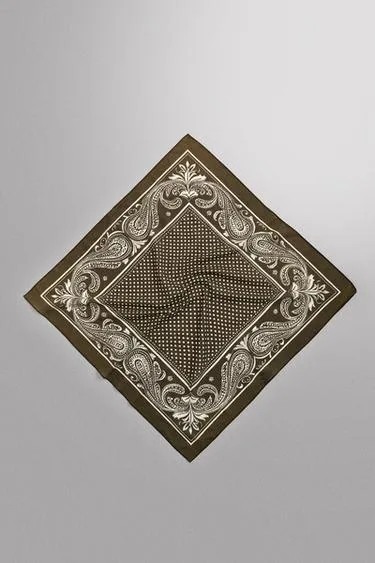 Бандана с геометрическим принтом- Заказать в России