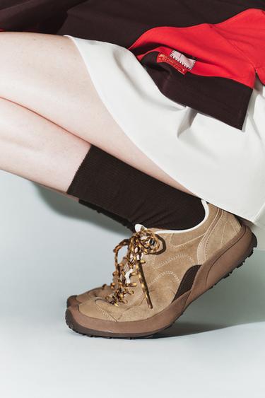 Zara Хлопковые носки в мелкий рубчик купить с доставкой.