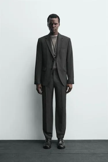 Костюмные брюки в тонкую полоску- Заказать в России