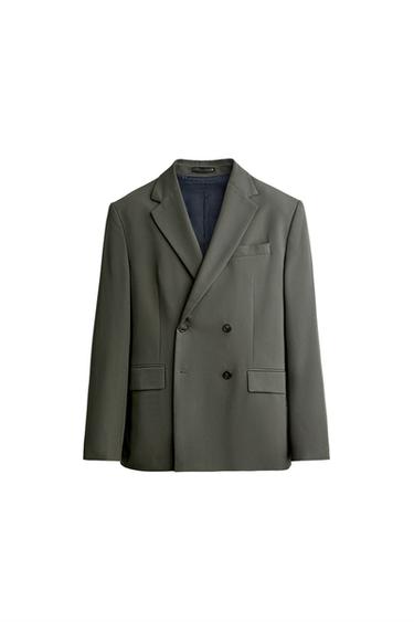 Zara Двубортный пиджак COMFORT SUIT купить с доставкой.
