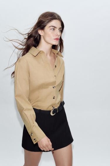 Zara Юбка-шорты с ремнем купить с доставкой.