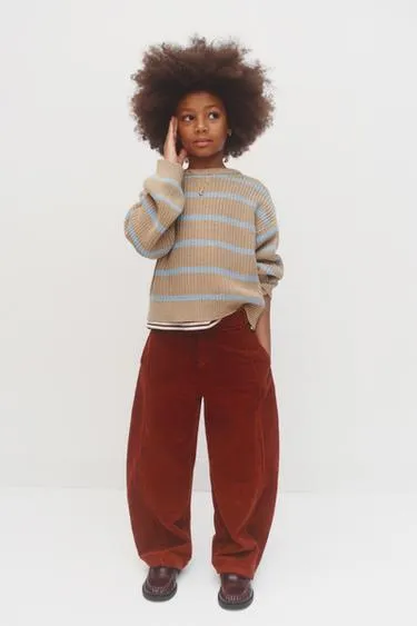 Свитер в полоску- Заказать в России