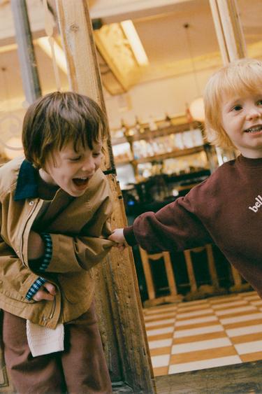 Zara Куртка с контрастным воротником купить с доставкой.