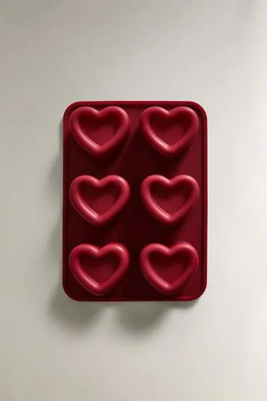 Форма для льда в форме сердец из силикона- Заказать в России