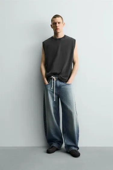 Майка с эффектом потертости- Заказать в России