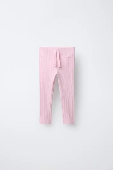 Легинсы в рубчик со шнурком- Заказать в России