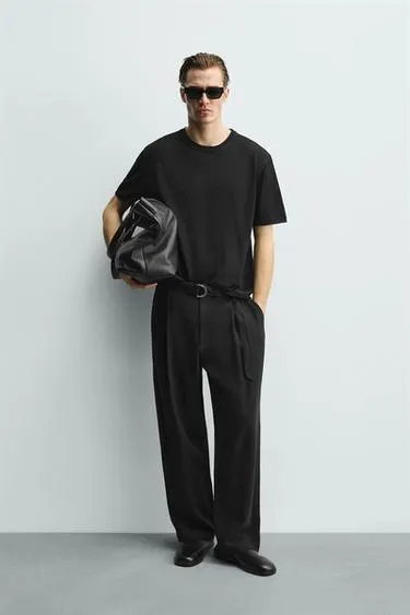 Вискозная трикотажная футболка