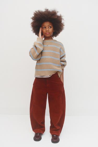 Zara Вельветовые брюки BARREL