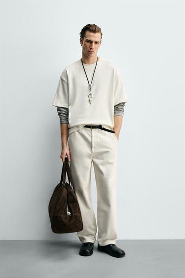 Zara Толстовка из компактной рельефной ткани