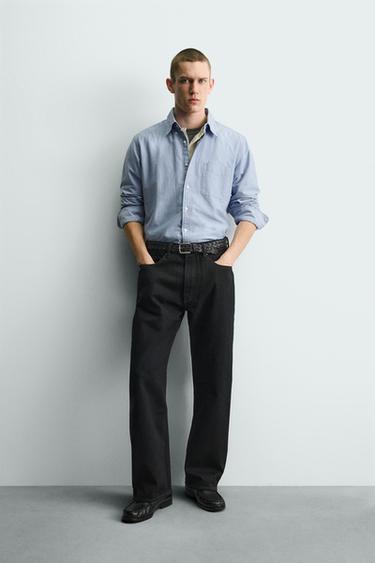 Zara Джинсы свободного кроя