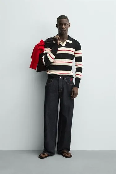 Джинсы BALLOON FIT с вышивкой CUPIDO- Заказать в России