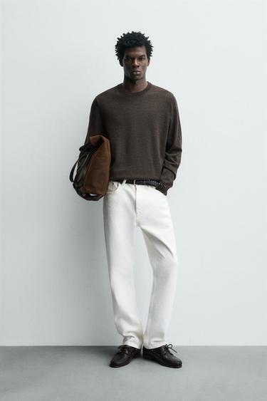 Zara Шерстяной свитер классического кроя