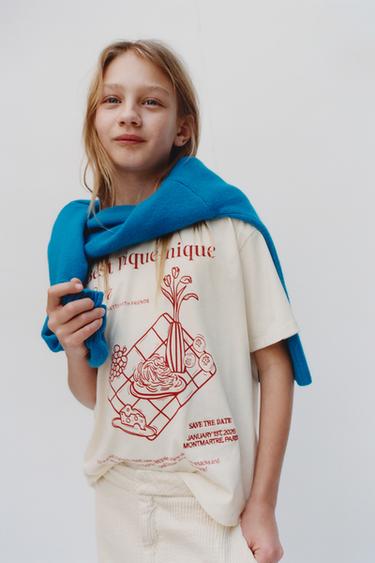 Zara Футболка с вышивкой и надписью купить с доставкой.