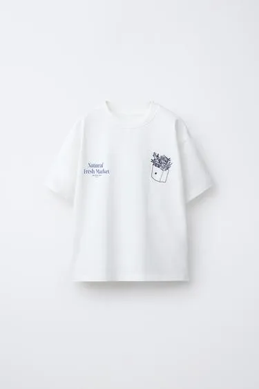 Футболка с вышивкой и надписью