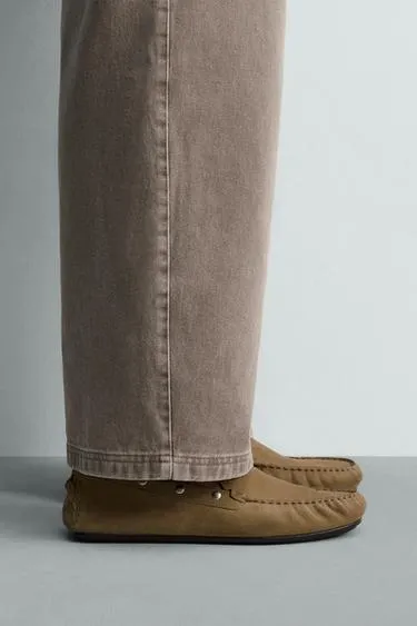 Кожаные лоферы