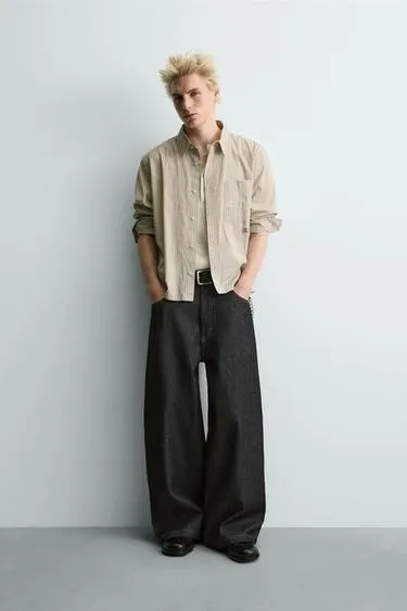 Рубашка в клетку с принтом амур