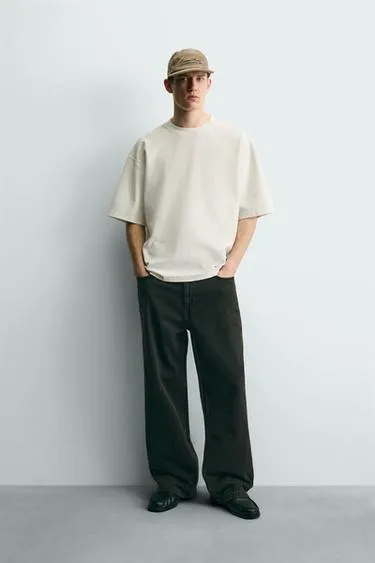 Базовая футболка из рельефной ткани- Заказать в России