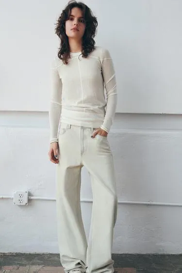 Тонкий свитер из смесовой шерсти