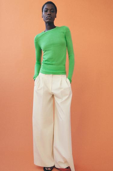 Zara Тонкий свитер из смесовой шерсти