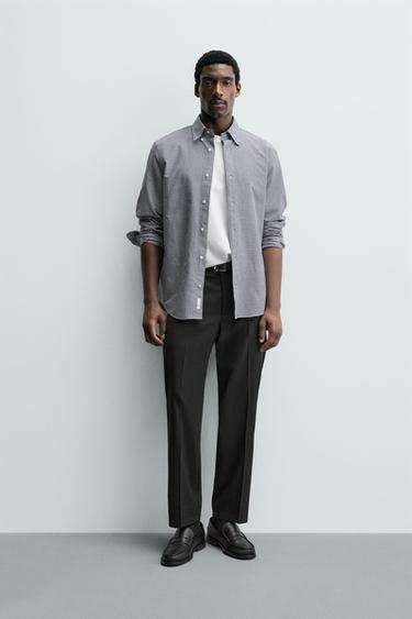 Брюки REGULAR FIT из смесовой шерсти NON IRON