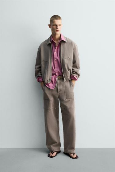 Брюки RELAXED FIT с заклепками LIMITED EDITION