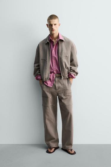 Куртка LIMITED EDITION RELAXED FIT с заклепками- Заказать в России