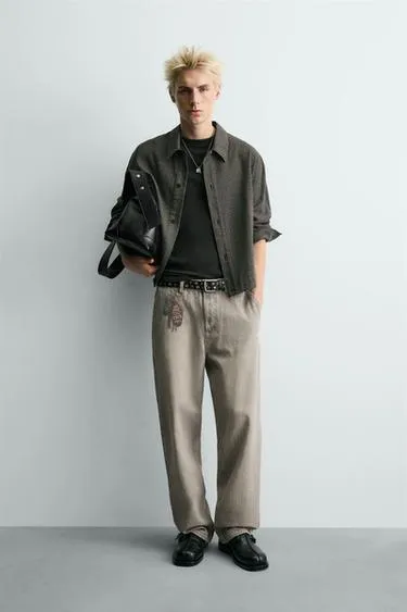 Брюки с принтом LLAVEROS- Заказать в России