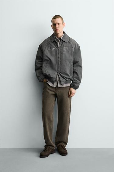 Zara Утепленная куртка с рельефной тканью купить с доставкой.