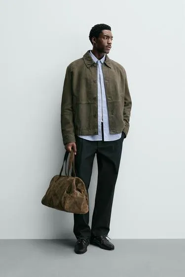 Куртка из искусственной замши