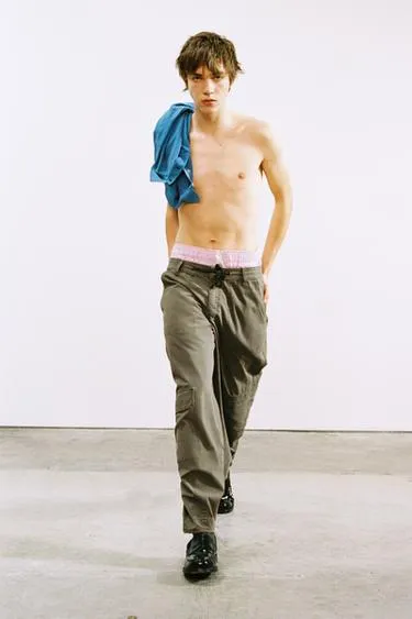 Брюки карго оверсайз