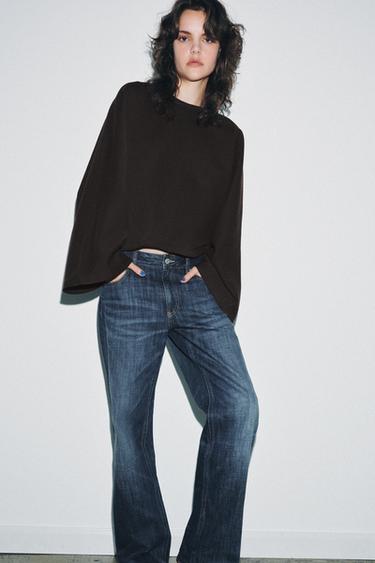 Zara Футболка с рукавами-крылышками