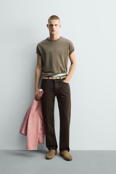 Zara Джинсы прямого кроя ограниченной серии