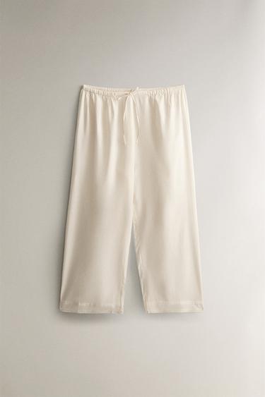 Zara Брюки с кружевными вставками