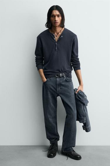 Zara Кожаные ботинки со шнуровкой, ограниченная серия