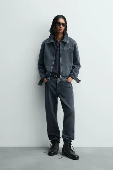 Джинсовая куртка на молнии — LIMITED EDITION- Заказать в России